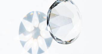 Cristal tallado, joyas, Swarovski, cristal, tallado, colgante circular, pendientes, pulsera, anillo, blanco, brillantes