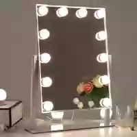 Chende espejo de maquillaje con luz