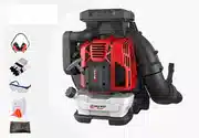 Mejor oferta BU-KO 79CC Soplador de Hojas con Mochila de Gasolina - Potente Motor enfriado por Aire de 2 Tiempos - Ligero con Correas de Soporte Acolchadas Nuevas y mejoradas Mientras se USA